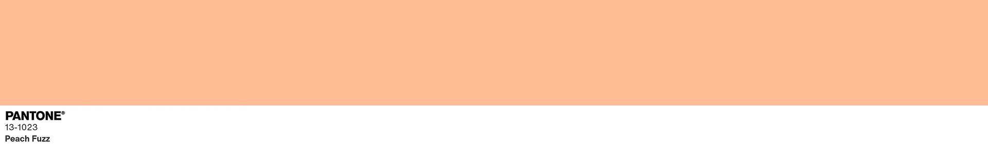 Pantone 13-1023 Peach Fuzz