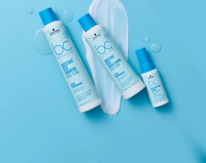 Découvrez les nouvelles formules Moisture Kick par Schwarzkopf Professional.