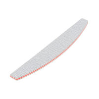 Lime demi-lune zebra pour ongles artificiels 100/100 : Grain moyen dur,  Lime demi-lune zebra pour ongles artificiels 100/100 : Grain moyen dur