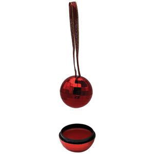 Boule de No&euml;l gloss &agrave; l&egrave;vres rouge