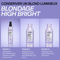 Après-shampooing illuminant pour cheveux blonds Blondage High Bright
