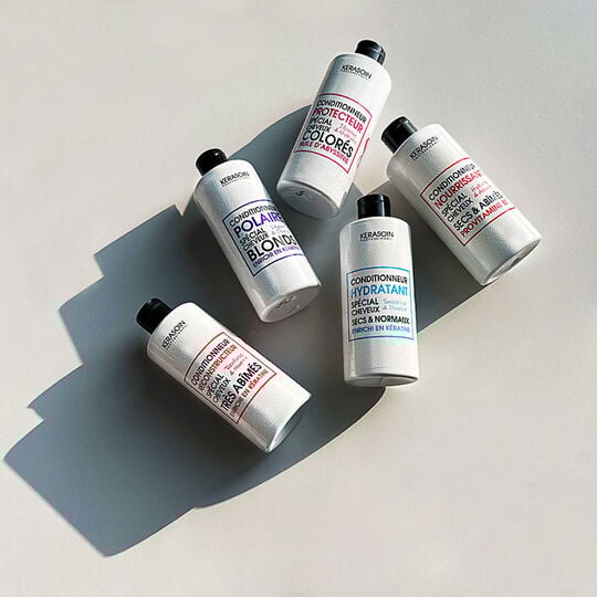 Conditionneur protecteur pour cheveux color&eacute;s