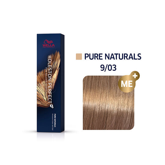 Coloration permanente Koleston Perfect Me+ 9/03 blond tr&egrave;s clair naturel dor&eacute;