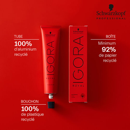 Coloration permanente Igora Royal 0-89 booster rouge violet