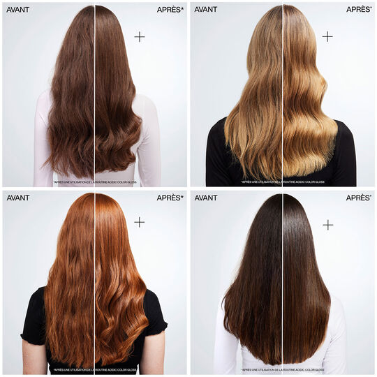 Shampooing doux couleur Acidic Color Gloss 300ml + recharge 500ml