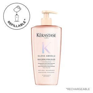 Bain cr&egrave;me Hydra-Glaze Gloss Absolu 500 ml rechargeable