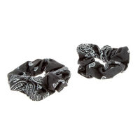 Lot de 2 chouchou bandana Noir