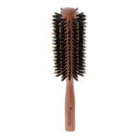 Brosse brushing bois et poils de sanglier 45mm,  Brosse brushing bois et poils de sanglier 45mm