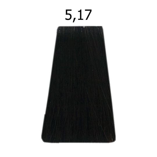 Inoa Coloration sans ammoniaque 5.17 ch&acirc;tain clair cendr&eacute; mat