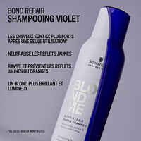 Shampooing violet Blondme Bond Repair Neutralisant