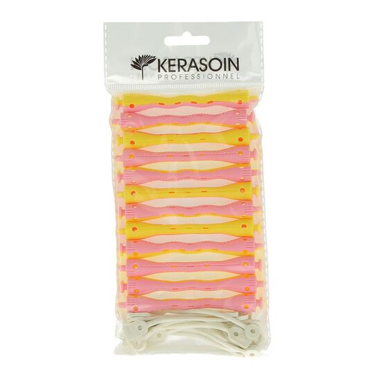 Lot de 12 bigoudis permanente longs ondul&eacute;s