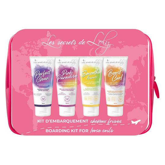 Kit d'embarquement cheveux fris&eacute;s