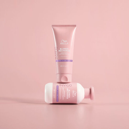 Conditionneur raviveur de couleur blond froid Invigo Blonde Recharge,  Conditionneur raviveur de couleur blond froid Invigo Blonde Recharge