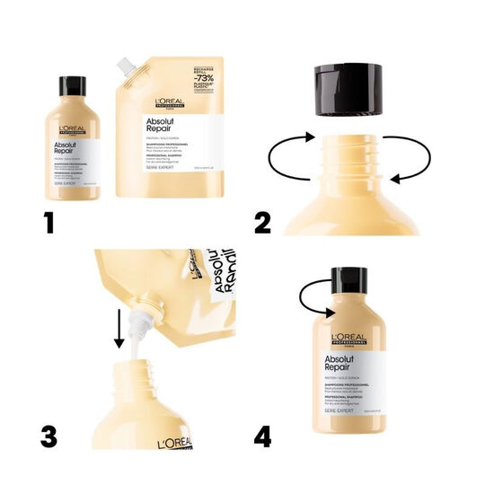 Duo recharge Absolut Repair + shampooing 500ml