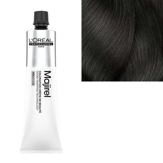 Coloration cr&egrave;me de beaut&eacute; Majirel 5.1 ch&acirc;tain clair cendr&eacute;