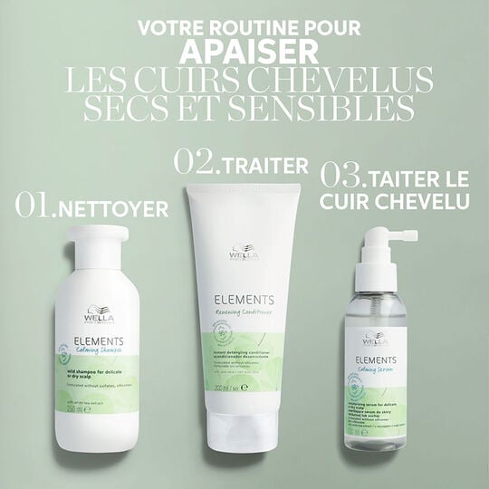 Shampooing apaisant pour cuir chevelu sec ou d&eacute;licat Calming Elements 250ml