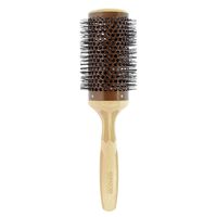 Brosse à brushing céramique et bois 52 mm,  Brosse à brushing céramique et bois 52 mm