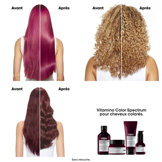 Shampooing fixateur de couleur Vitamino Color Spectrum recharge 500ml