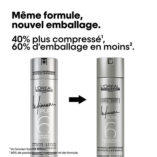 Laque Infinium Pure fixation forte 300ml