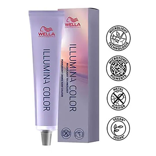 Illumina color 5/81 ch&acirc;tain clair perl&eacute; cendr&eacute;