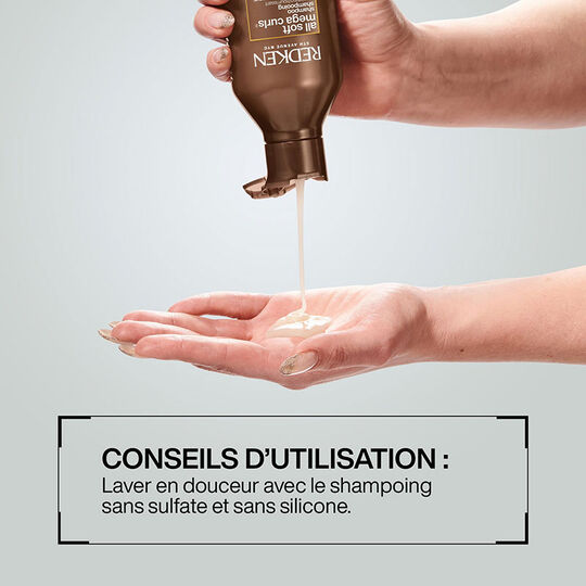 Shampooing pour cheveux boucl&eacute;s &agrave; cr&eacute;pus All Soft Mega Curls