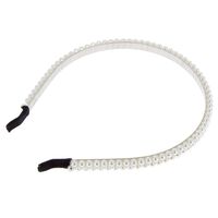 Serre-tête à perles 2 rangés