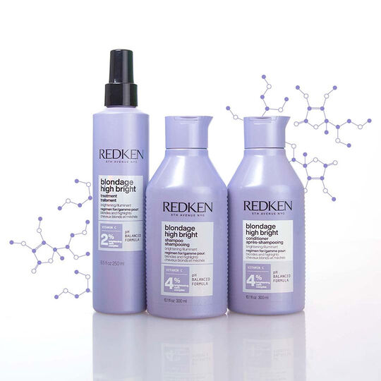 Shampooing illuminant pour cheveux blonds Blondage High Bright