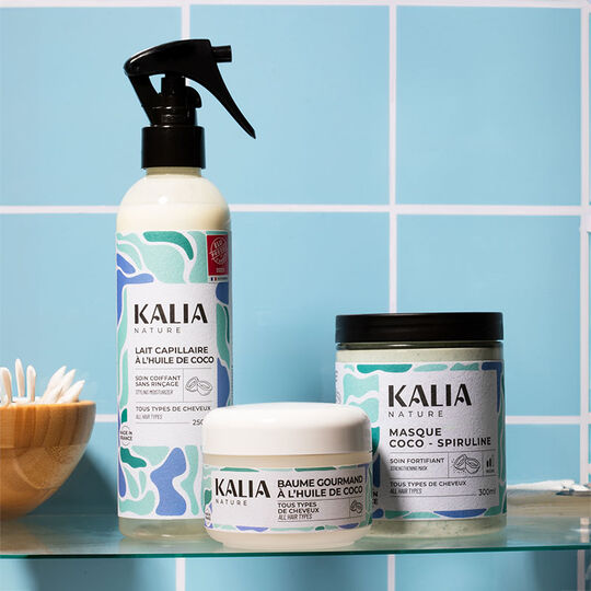 Lait capillaire &agrave; l'huile de coco