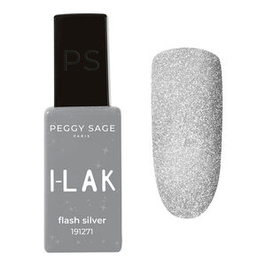 Vernis semi-permanent I-LAK flash silver