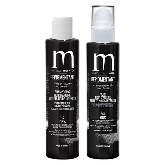 Rituel repigmentant shampooing + soin noir d'aniline