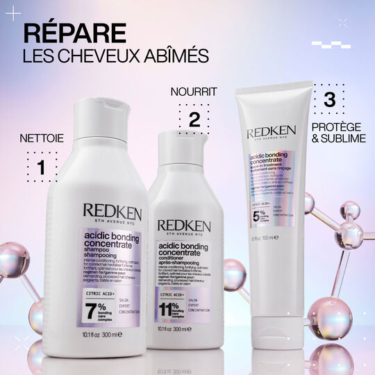 Shampooing r&eacute;parateur pour cheveux ab&icirc;m&eacute;s Acidic Bonding Concentrate 300 ml