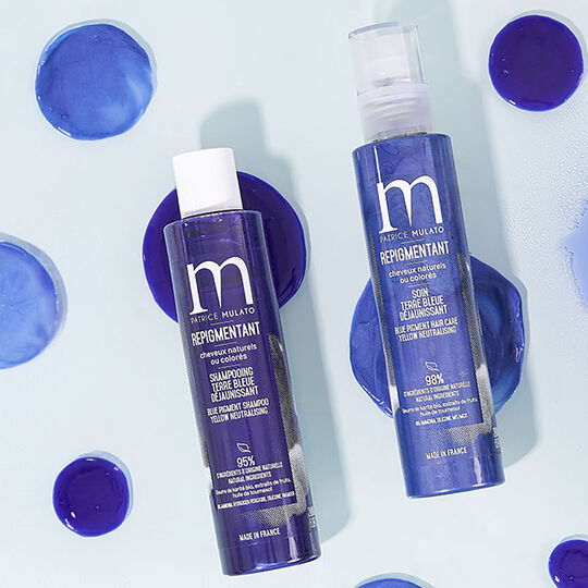 Rituel repigmentant shampooing + soin terre bleue