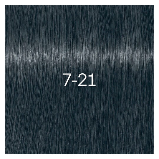 Coloration Igora Zero Amm 7-21 blond iris&eacute; cendr&eacute;