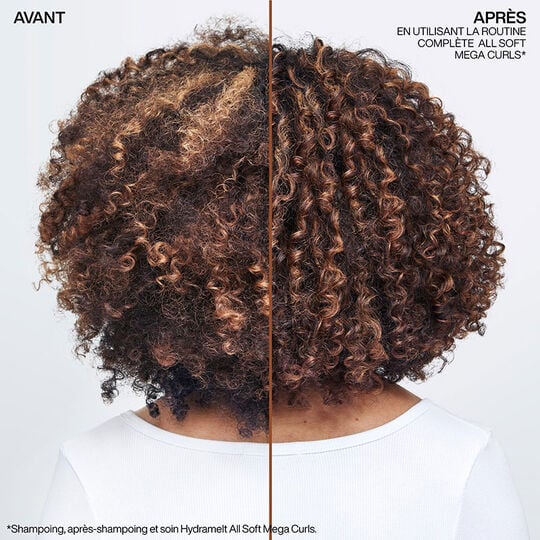 Soin sans rin&ccedil;age Hydramelt cheveux boucl&eacute;s &agrave; cr&eacute;pus All Soft Mega Curls