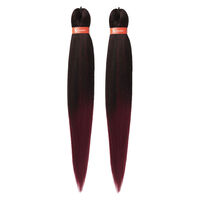 Cheveux &agrave; tresser pr&eacute;-etir&eacute;s 2 x 46" T1B / BG