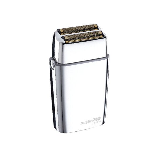 Rasoir professionnel rechargeable en m&eacute;tal FOILFX02 silver