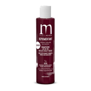 Shampooing repigmentant cheveux naturels ou colorés lie de vin,  Shampooing repigmentant cheveux naturels ou colorés lie de vin