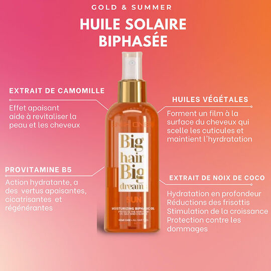 Huile solaire biphas&eacute;e Gold & Summer