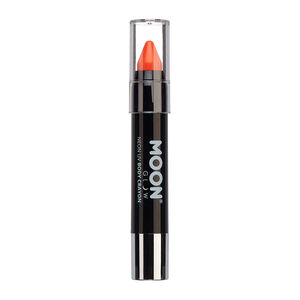 Crayon néon corps et visage Moon Glow orange,  Crayon néon corps et visage Moon Glow orange