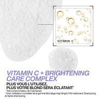 Shampooing illuminant pour cheveux blonds Blondage High Bright