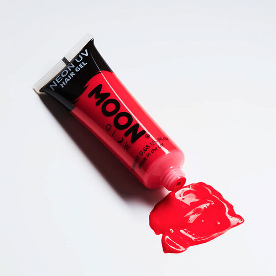 Gel coloré néon Moon Glow rouge,  Gel coloré néon Moon Glow rouge