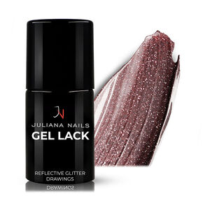 Vernis semi-permanent Gel Lack glitter drawings,  Vernis semi-permanent Gel Lack glitter drawings