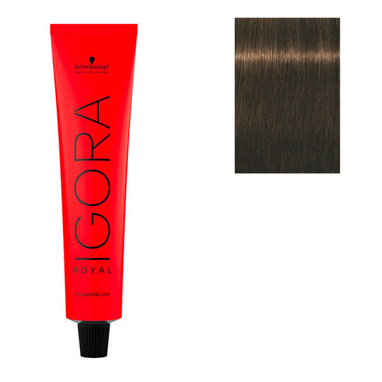 Coloration permanente Igora Royal 5-63 châtain clair chocolat mat