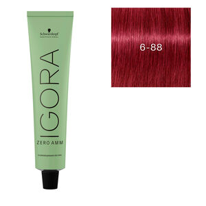 Coloration Igora Zero Amm 6-88 blond foncé rouge extra