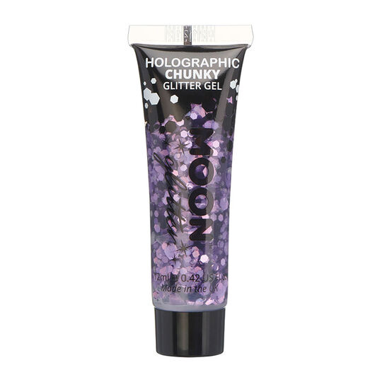 Gel holographique à grosses paillettes Moon Glitter violet,  Gel holographique à grosses paillettes Moon Glitter violet
