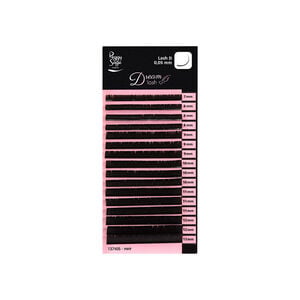Extension de cils volume russe Courbure Extravagante D 0.05 mm
