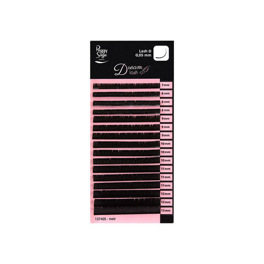 Extension de cils volume russe Courbure Extravagante D 0.05 mm