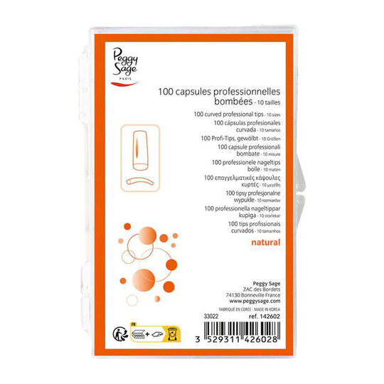 100 capsules professionnelles bomb&eacute;es