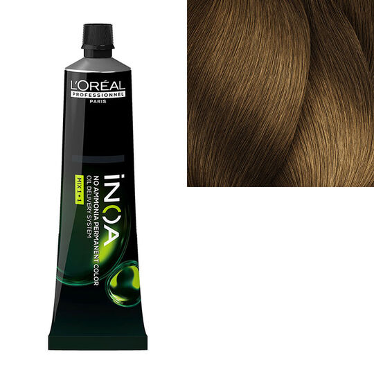 Coloration sans ammoniaque Inoa 7.3 blond dor&eacute;