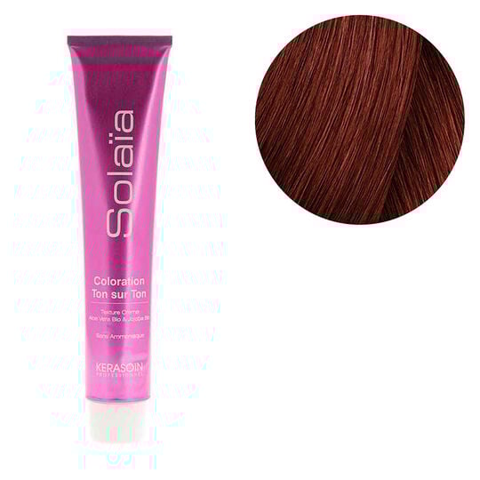 Coloration ton sur ton Solaïa 6.45 blond foncé cuivré acajou